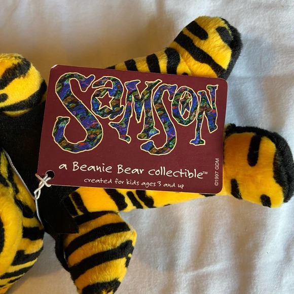 Grateful Dead Samson Bear Bean Liquid Blue Collectibles Vintage Rtd NewOld Stock - Picture 3 of 8